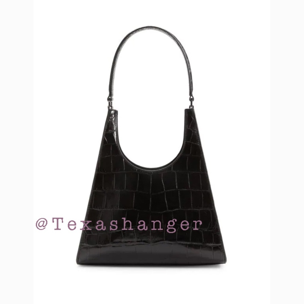 NWT STAUD Rey Shoulder Bag Black - Picture 5 of 15